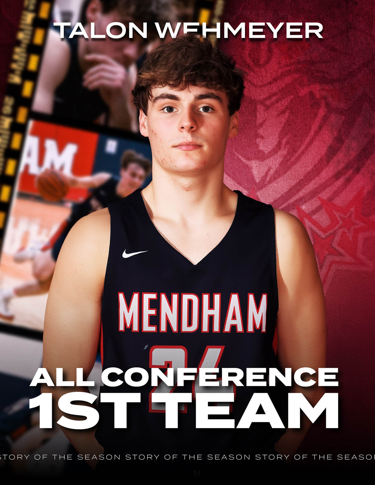 A young man wearing a basketball jersey with the number 24 on it. AI generated content