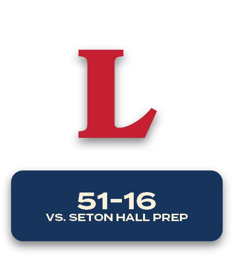 51 16 Vs. seton hall prep,