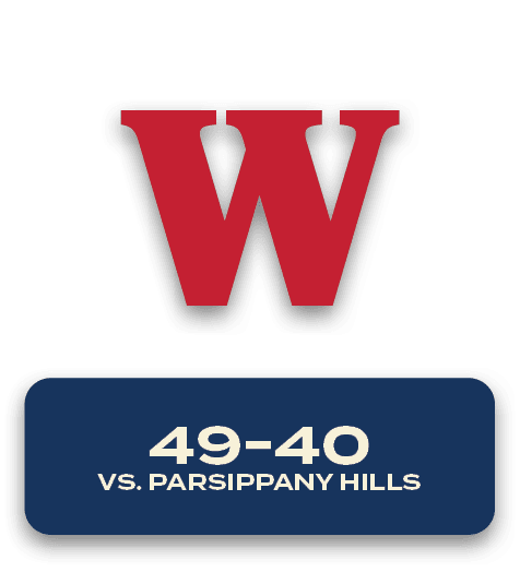 49 40 Vs. parsippany hills,