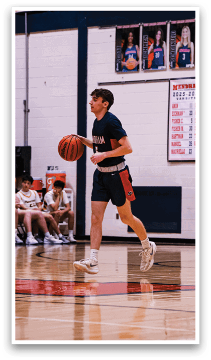A basketball player is holding a ball on a court while a crowd watches. AI generated content