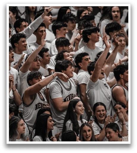 A group of people wearing white shirts are standing in a crowd, some of them are raising their hands. AI generated content