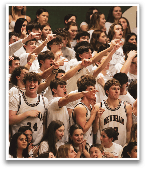 A group of people wearing white shirts and holding up their hands. AI generated content