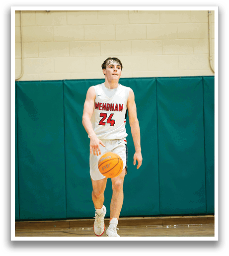 A basketball player wearing a white jersey with the number 24 on it is holding a basketball. AI generated content