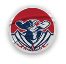 A collection of six stickers, each featuring a different design, are displayed on a white background. AI generated content