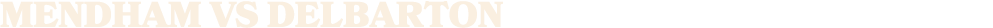 MENDHAM vs delbarton