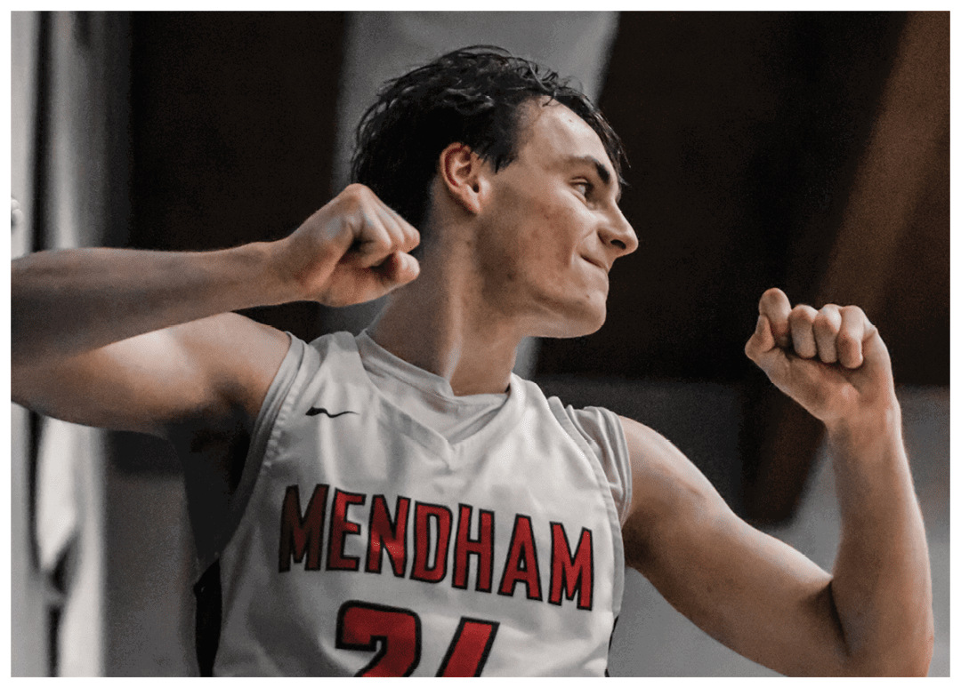 A man wearing a basketball jersey with the number 24 on it is celebrating. AI generated content