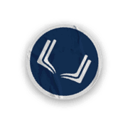 A collection of six different stickers, each featuring a different logo, are displayed in a row. AI generated content