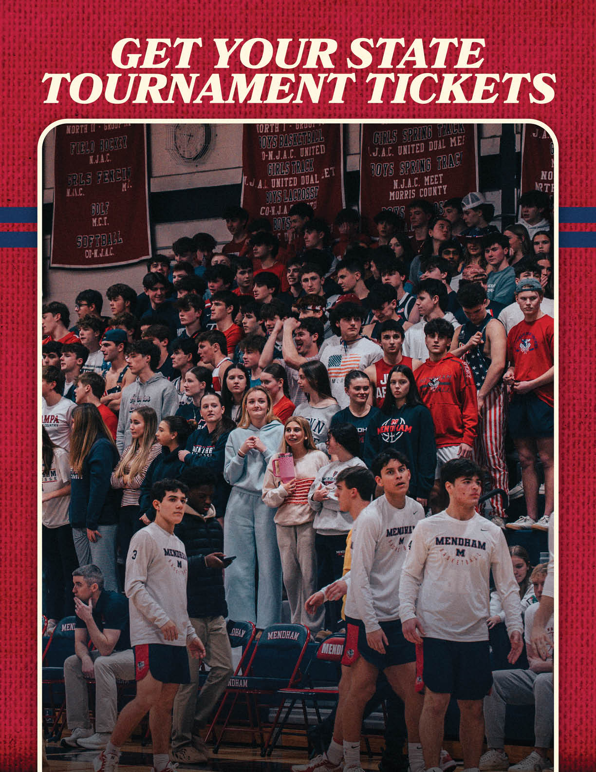 A group of people are standing in a gym, some of them are wearing red shirts. AI generated content