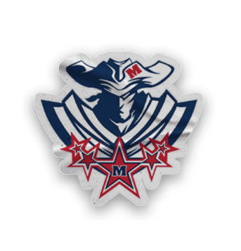 A collection of stickers and magnets featuring a variety of sports teams and logos. AI generated content