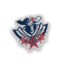 A collection of six different sports team logos. AI generated content