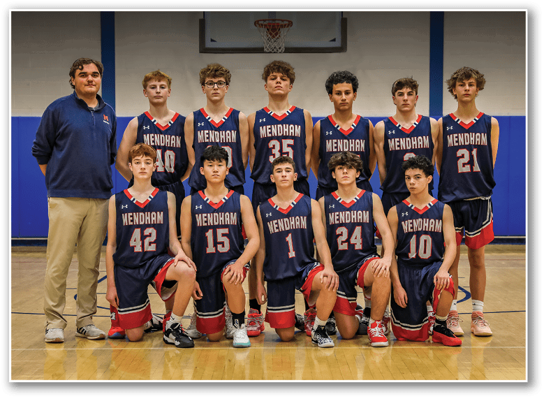 A group of young men wearing basketball uniforms and sitting on chairs. AI generated content