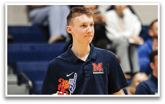 A man in a blue shirt and tan pants is holding a bouquet of flowers. AI generated content