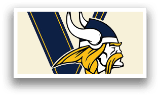 A Viking helmet with a yellow V on it. AI generated content