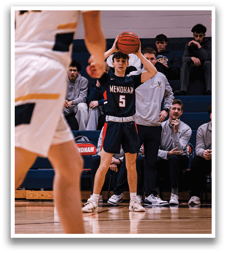 A basketball player is holding a basketball in front of a crowd of people. AI generated content
