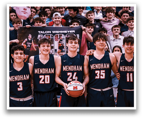 A group of basketball players holding a trophy and posing for a photo. AI generated content