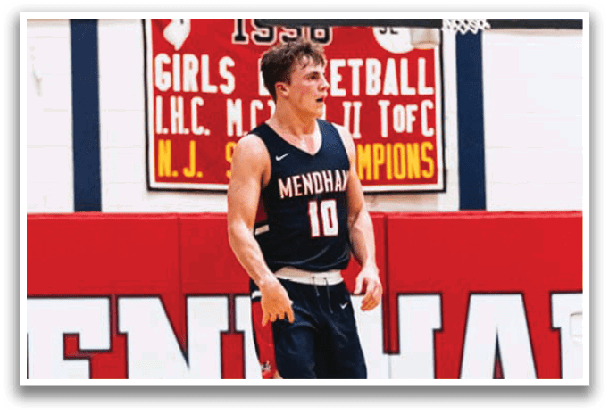 A basketball player wearing a number 10 jersey is pointing at the crowd. AI generated content