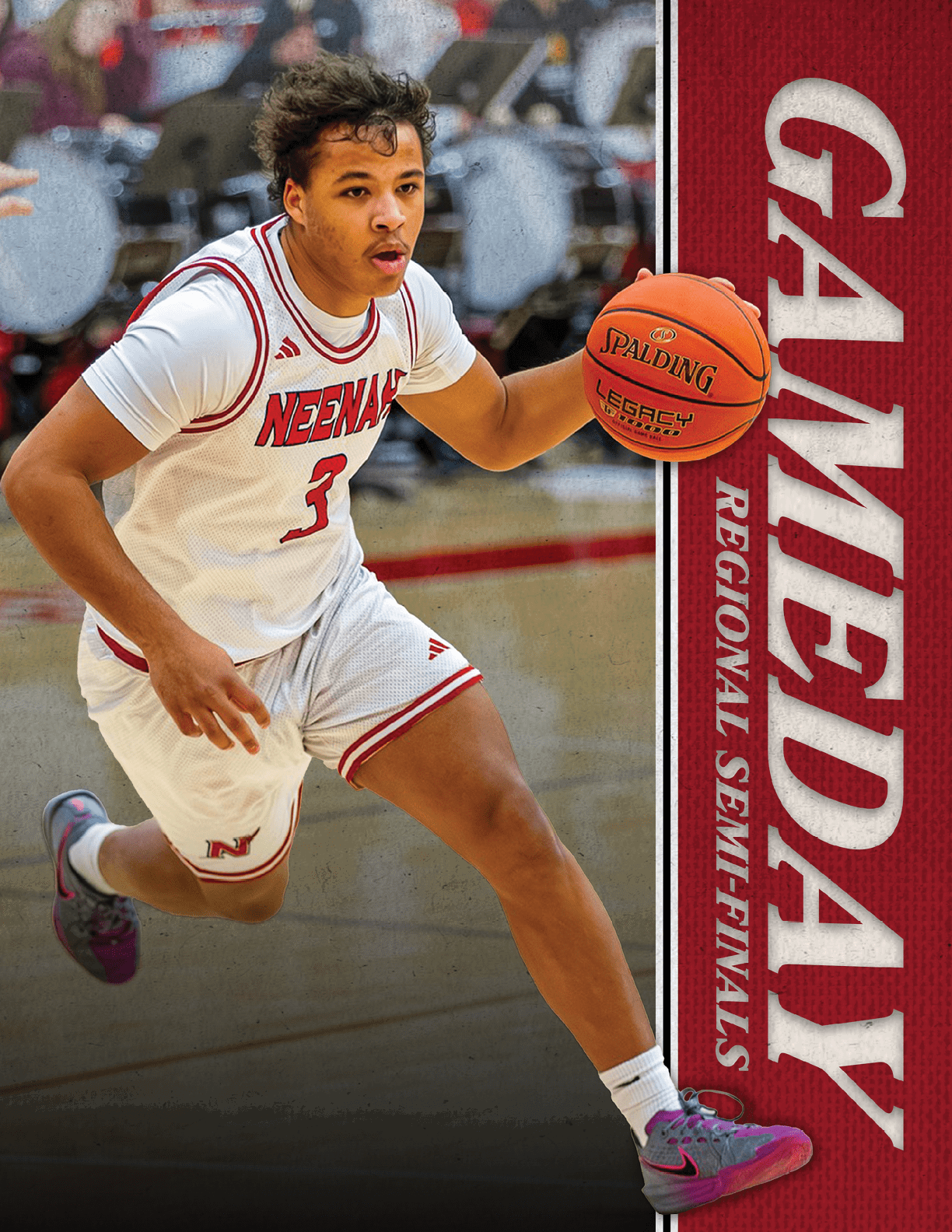 Two basketball players are fighting for the ball. AI generated content