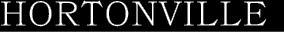 HORTONVILLE