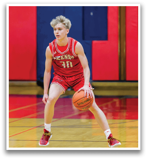 Neenah Varsity Basketball team vs  Appleton East High School at Appleton, Wisconsin,  December 23,, 2025