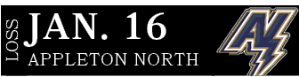 APPLETON NORTH,JAN. 16,LOS