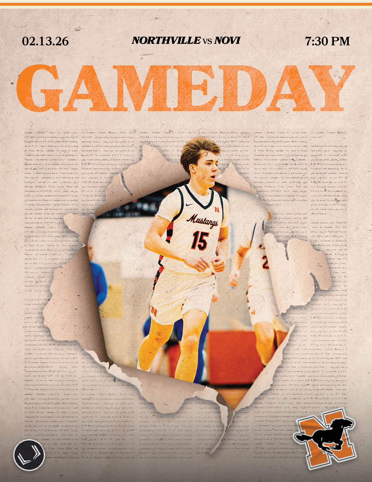 A basketball player wearing a white uniform with the number 15 on the back. AI generated content