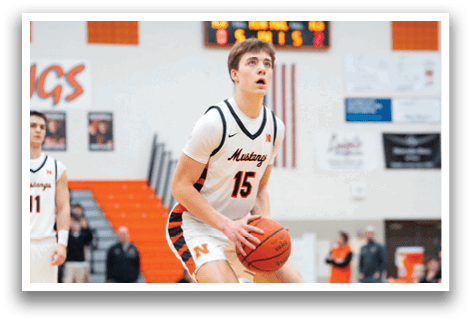 A basketball player wearing a white jersey with the number 15 on it is holding a basketball. AI generated content