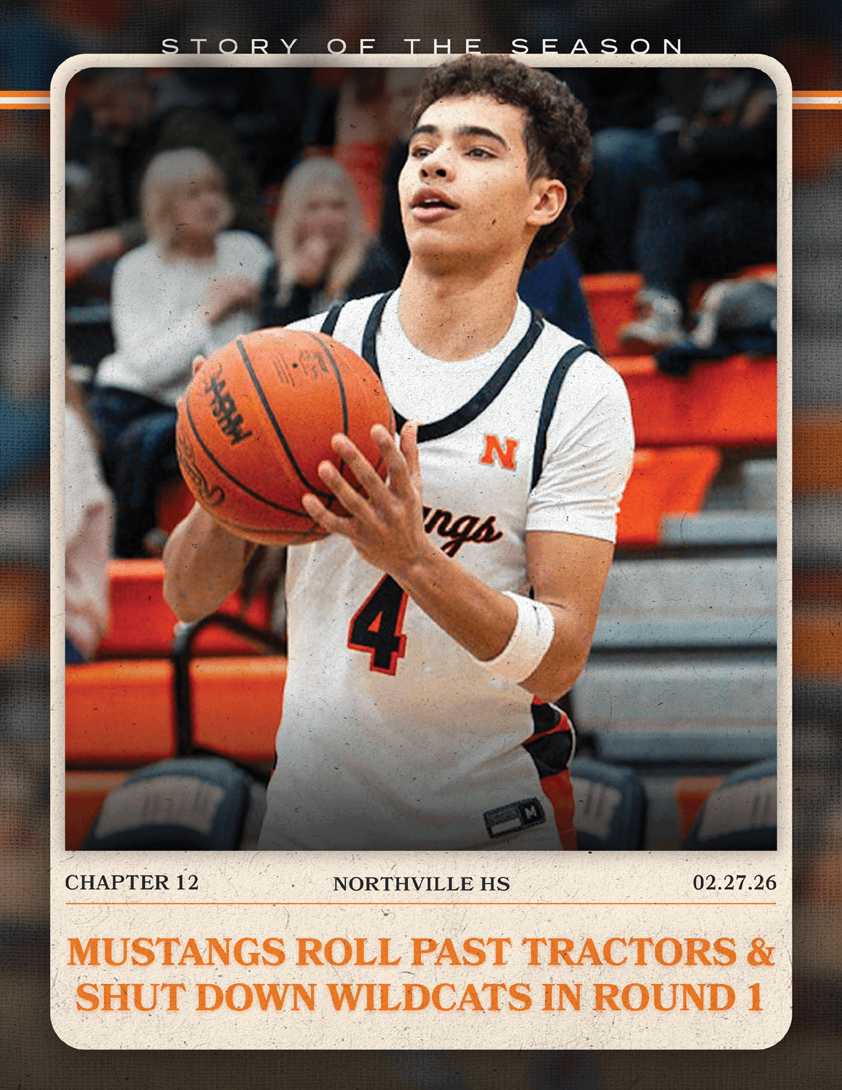 A basketball player holding a basketball in his hands. AI generated content