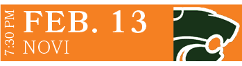 NOVI,FEB. 13,7:30 P