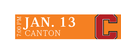 CANTON,JAN. 13,7:00 P