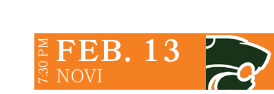 NOVI,FEB. 13,7:30 P