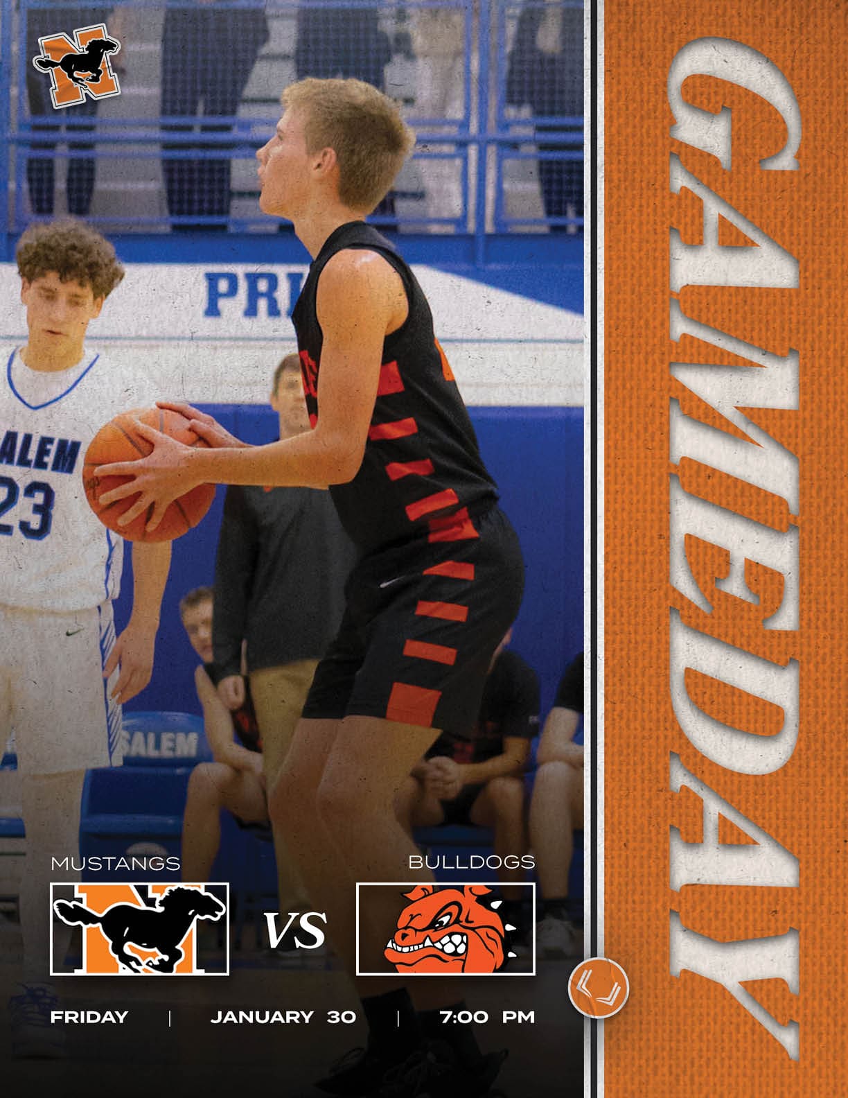 A boy in a basketball uniform is holding a basketball. AI generated content