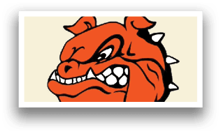 A cartoon dog with a ferocious expression, teeth bared, and a menacing glare. AI generated content