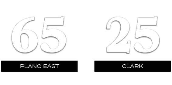 25,65,CLARK,PLANO EAST