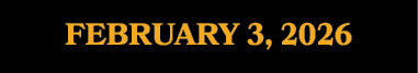 FEBRUARY 3, 2026