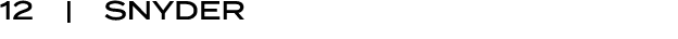 12 | Snyder