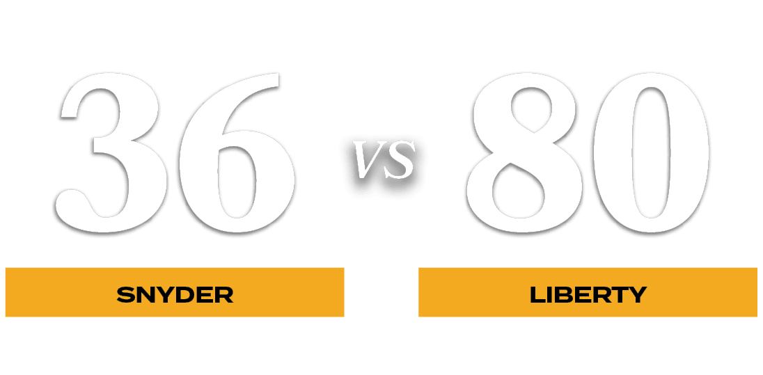 80,36,VS,LIBERTY,SNYDE