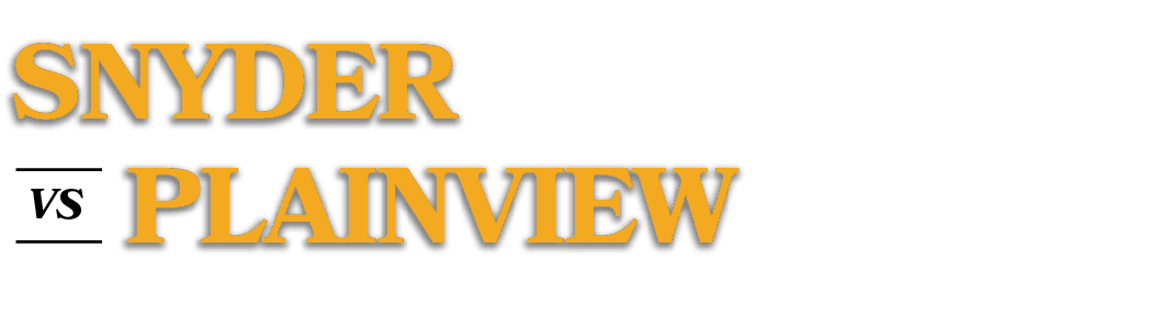 VS,PLAINVIEW,SNYDE