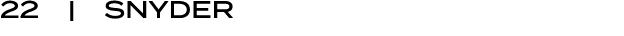 22 | Snyder