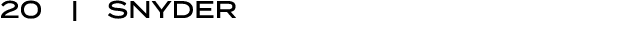 20 | Snyder