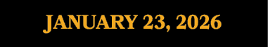 JANUARY 23, 2026