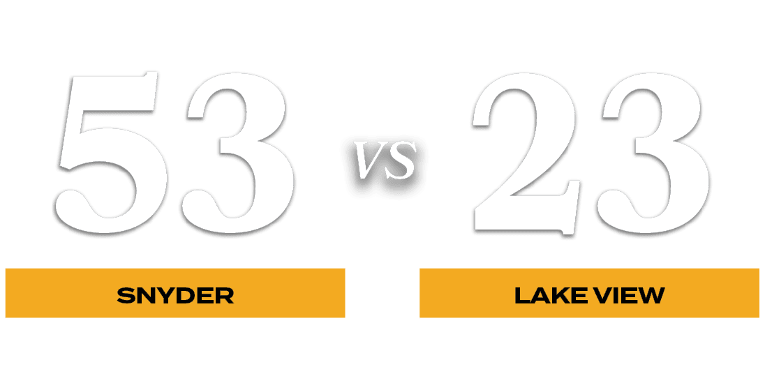 23,53,VS,LAKE VIEW,SNYDE