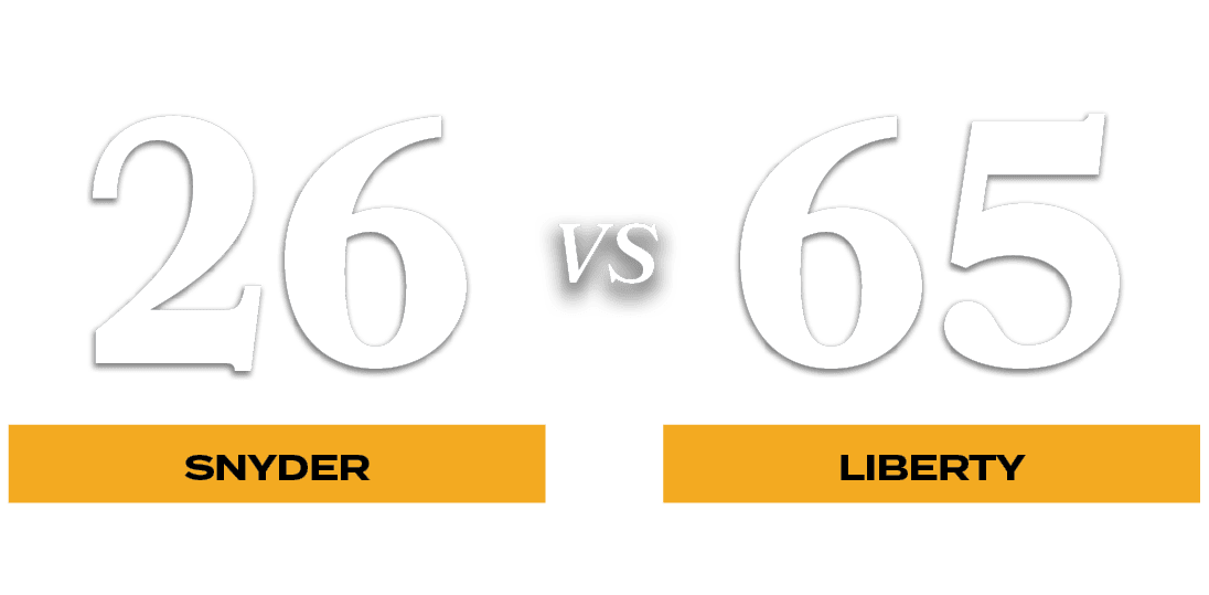 65,26,VS,LIBERTY,SNYDE