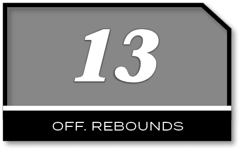 13,OFF. REBOUND