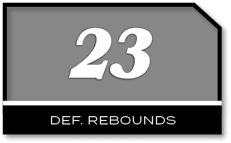 23,DEF. REBOUND