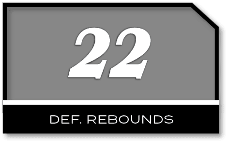 22,DEF. REBOUND