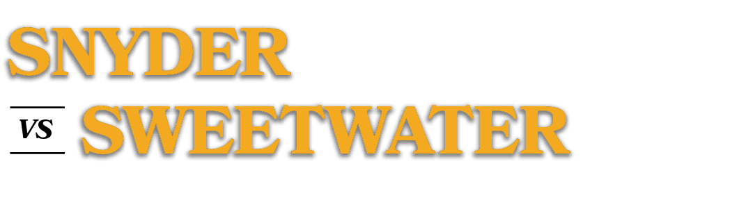 VS,SWEETWATER,SNYDE