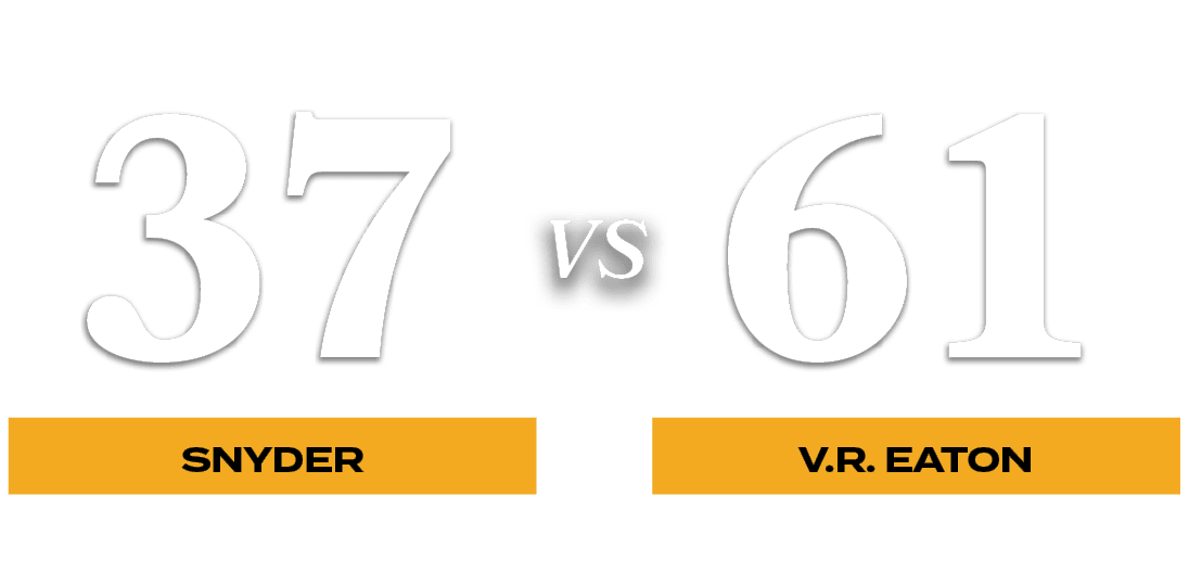 61,37,VS,V.R. EATON,SNYDER,