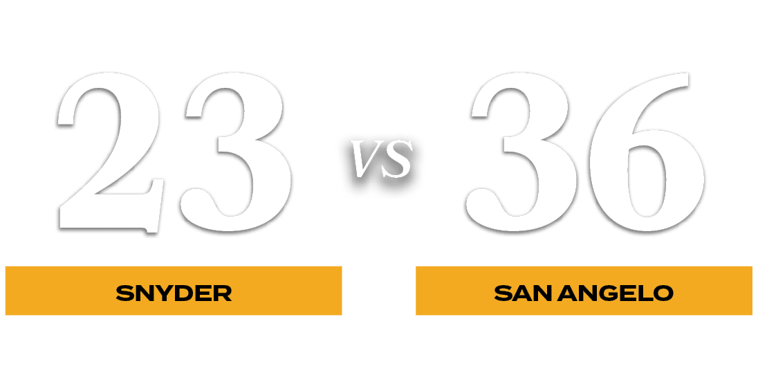 36,23,VS,SAN ANGELO,SNYDER,