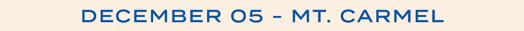 DECEMBER 05 MT. CARMEL