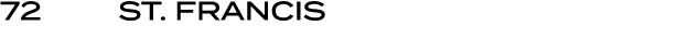 72 | St. Francis